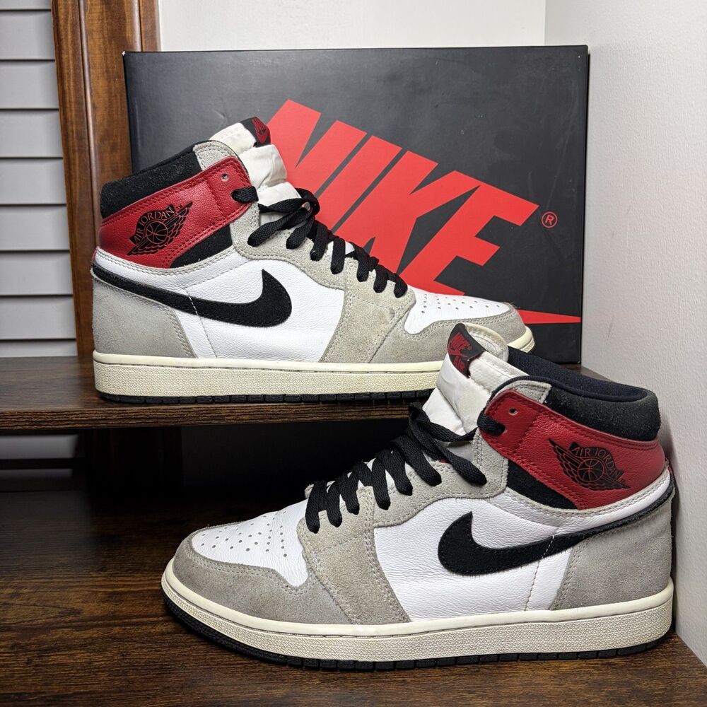 Size 9.5 - Jordan 1 Retro High Light Smoke Grey 2020